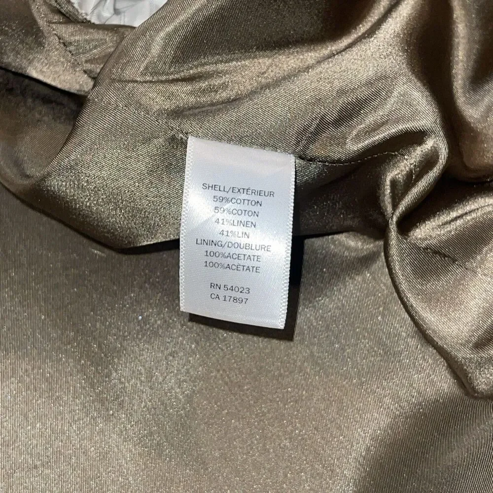 Banana Republic Blazer Men 46R Linen Blend Sport Coat‎ Jacket